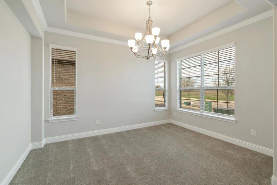 Dining Room | Concept 2129 at Redden Farms - Classic Series in Midlothian, TX by Landsea Homes