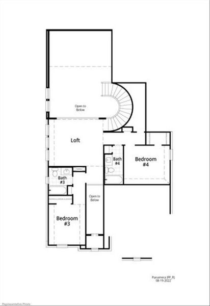 New construction Single-Family house 5145 Westhaven Circle, Denison, TX 75020 Panamera Plan- photo