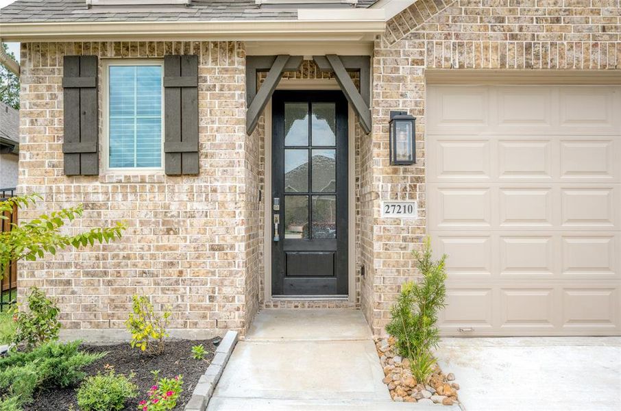 Inviting front entry.