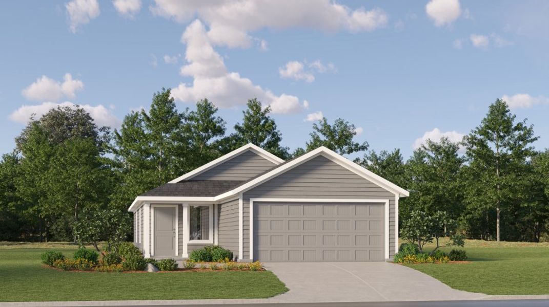 New construction Single-Family house 266 Agate Cliff Drive, Maxwell, TX 78656 Oakridge- photo