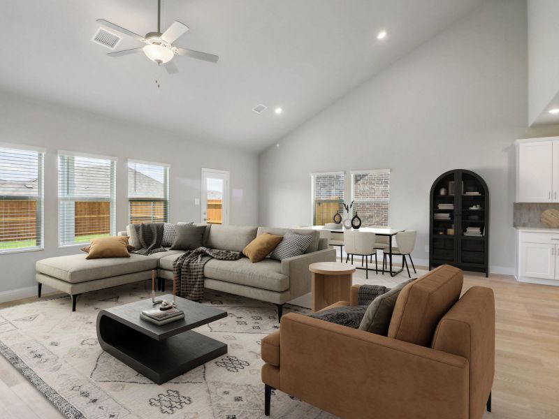 The Kessler floorplan with the Lush interior package.