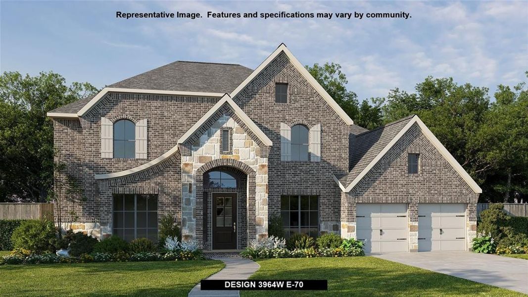 New construction Single-Family house Design 3964W, 10703 Monarch Butterfly Drive, Cypress, TX 77433 - photo