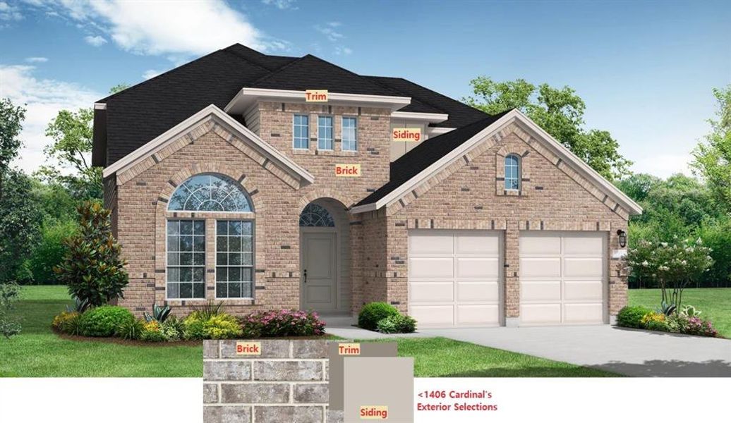 New construction Single-Family house 1406 Cardinal Ln, Round Rock, TX 78681 Inwood II (2533-CM-40)- photo