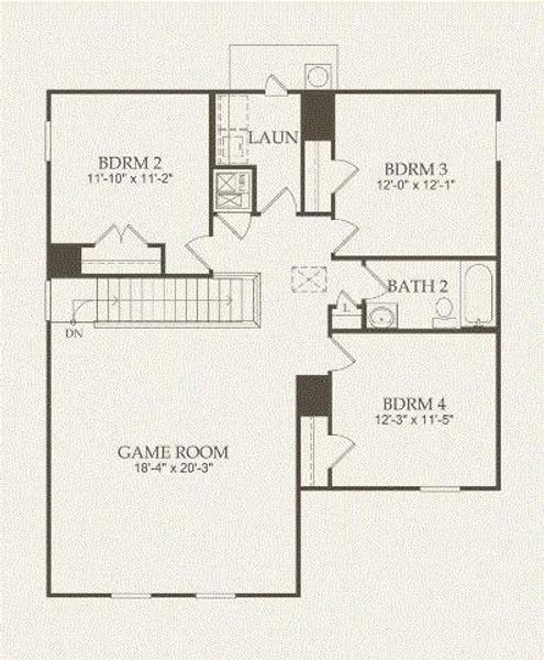 Pulte Homes, Granville floor plan