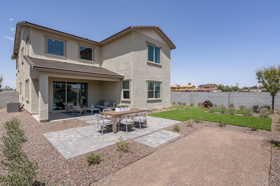 Backyard | Christopher | Marlowe | New Homes in Glendale, AZ | Landsea Homes