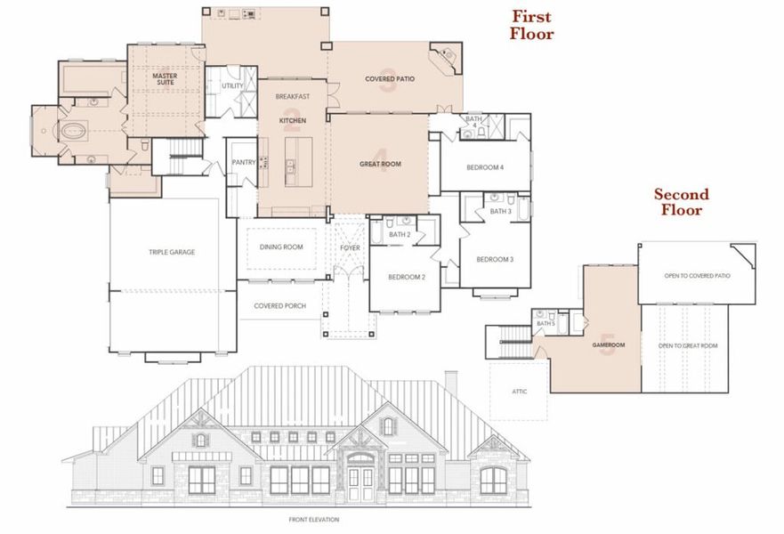 New construction Single-Family house Concept Plan 3961, Katy, TX 77494 - photo