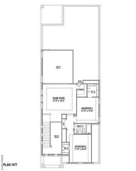 Plan 1477 2nd Floor