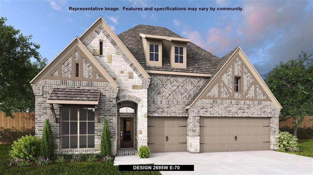 New construction Single-Family house 2125 Meadow Grass Lane, Fort Worth, TX 76008 Design 2695W- photo