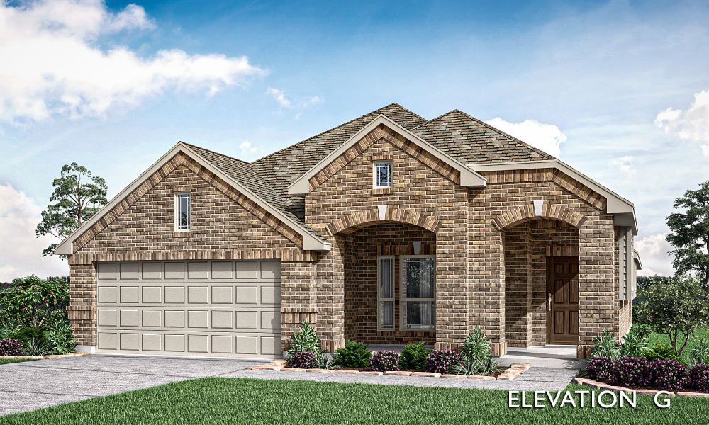 Elevation G. New Home in Forney, TX