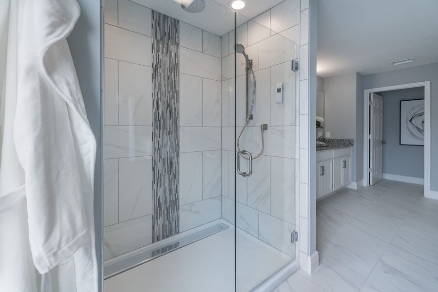Master Bathroom Shower - Wilshire by Landsea Homes