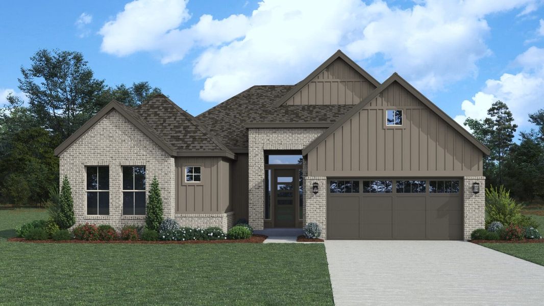 Sitterle Homes Houston Fulshear Lakes Gardens Elevation E