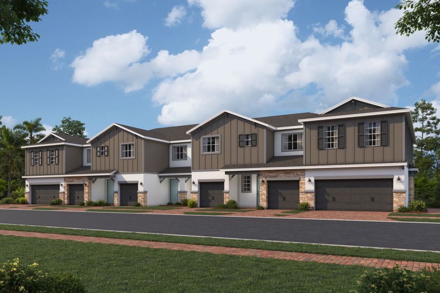 New construction Townhouse house Santa Maria, 14726 Boggy Creek Road, Orlando, FL 32824 - photo