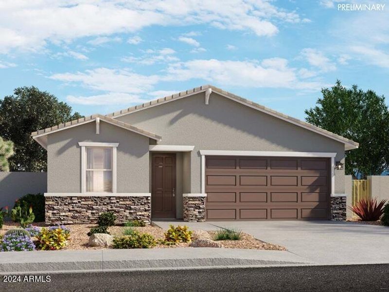 New construction Single-Family house 17404 W Mission Lane, Waddell, AZ 85355 Leslie- photo