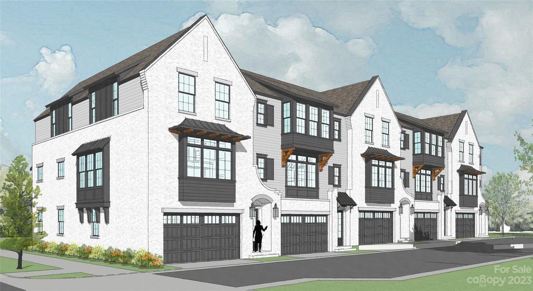 New construction Townhouse house 6133 Berryhill Towns Drive, Charlotte, NC 28270 - photo