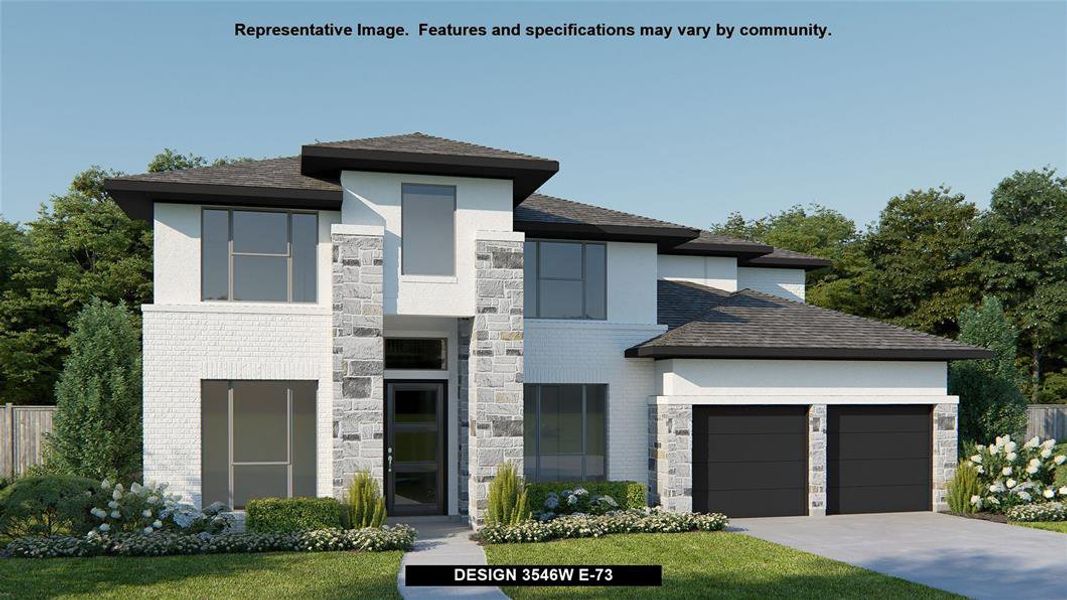 New construction Single-Family house Design 3546W, 2424 Liberty Court, Celina, TX 75009 - photo