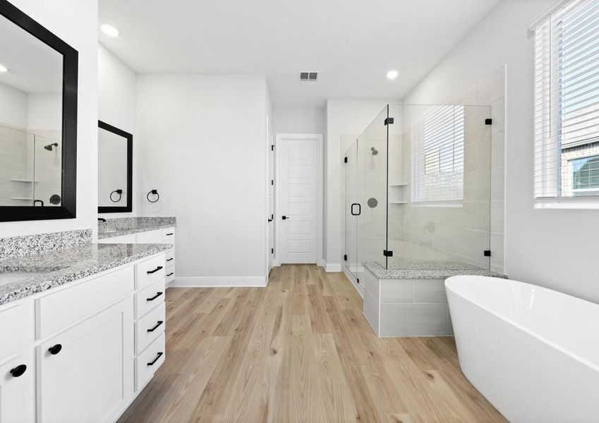 Spa-inspired bathroom.