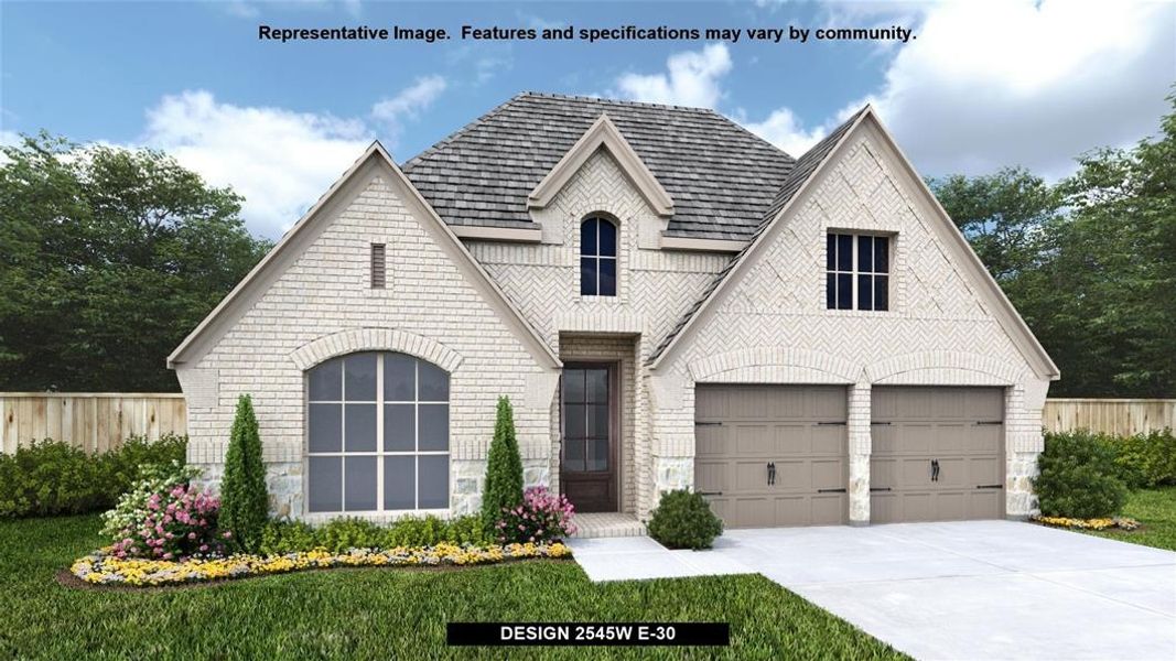 New construction Single-Family house Design 2545W, 24202 Downhill Lie, San Antonio, TX 78261 - photo