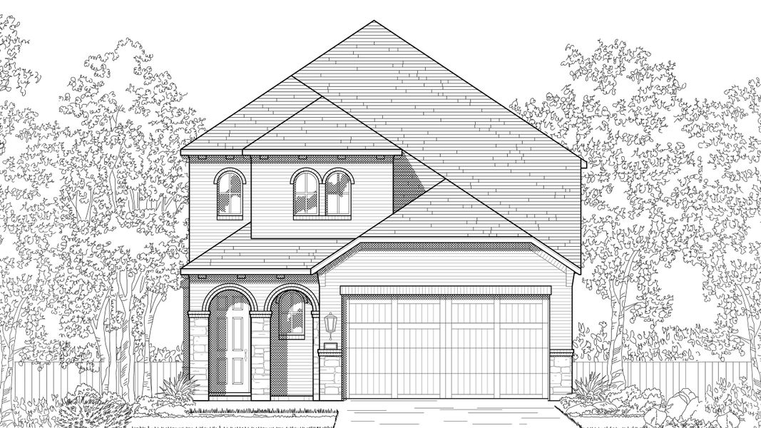 New construction Single-Family house Everett Plan, 26222 Happy Home Street, Hockley, TX 77447 - photo