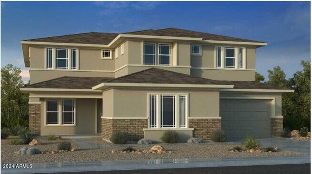 New construction Single-Family house 20485 E Sonoqui Boulevard, Queen Creek, AZ 85142 Acadia- photo