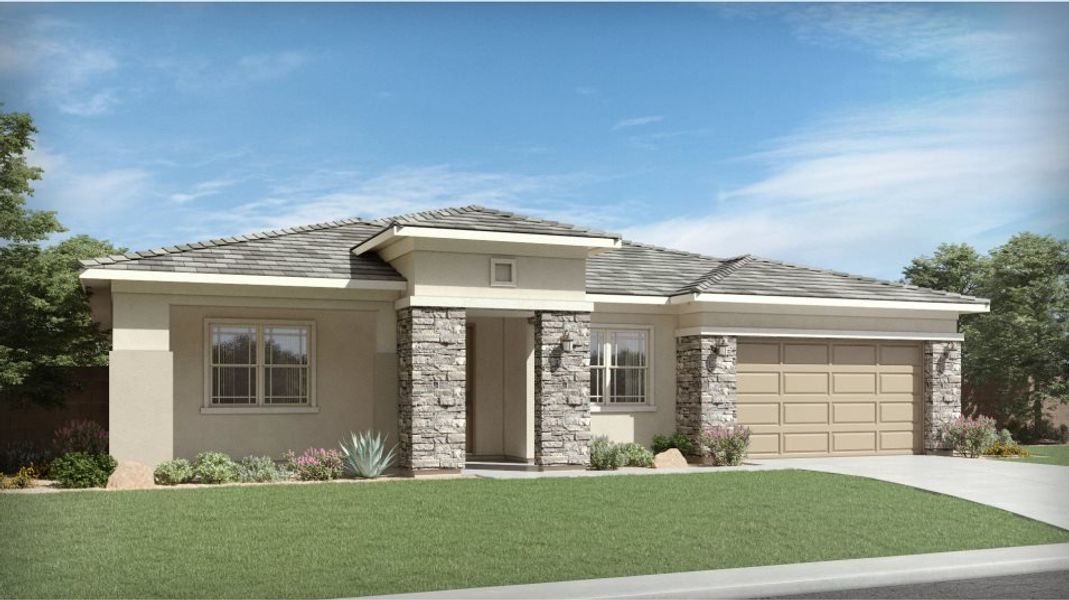 New construction Single-Family house Willow Plan 5574, 4106 West La Mirada Drive, Phoenix, AZ 85339 - photo