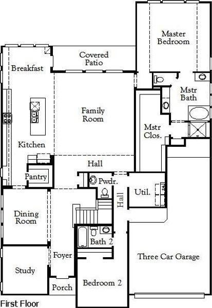 1st Floor Diagram