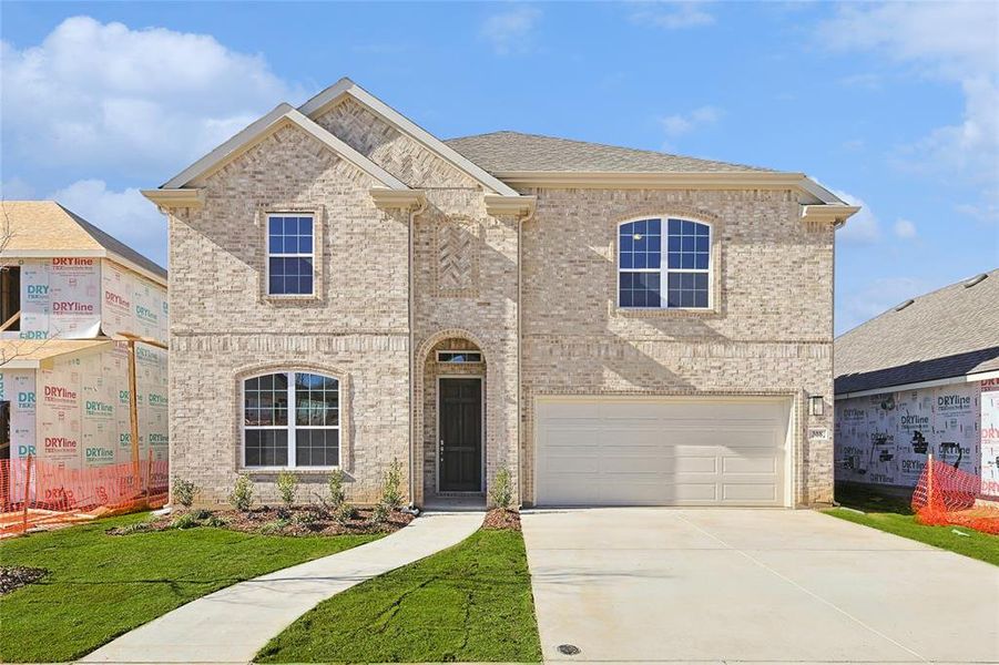 New construction Single-Family house 308 Corral Acres Way, Fort Worth, TX 76120 Magnolia- photo