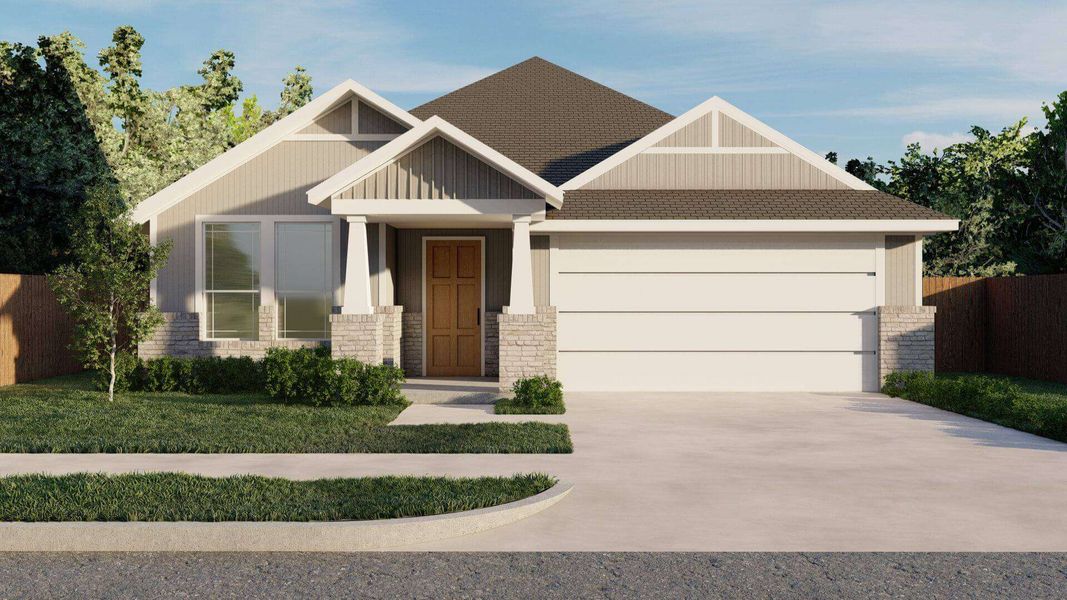 New construction Single-Family house The Peridot, 437 Rose Avenue, Cleburne, TX 76033 - photo