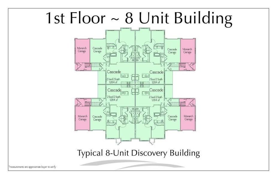 Floor Plate 8 Unit - Main Level