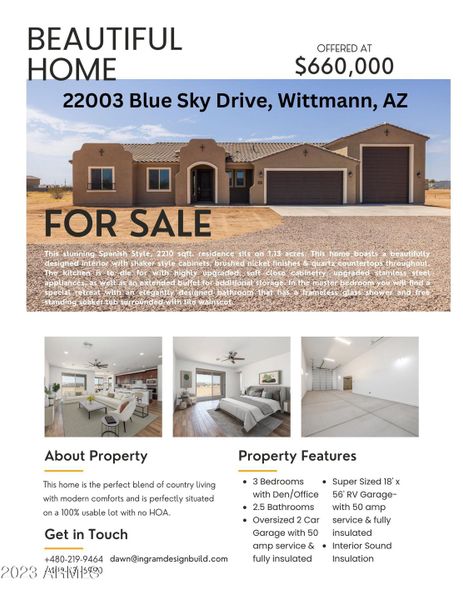 22003 Blue Sky Drive- Flyer