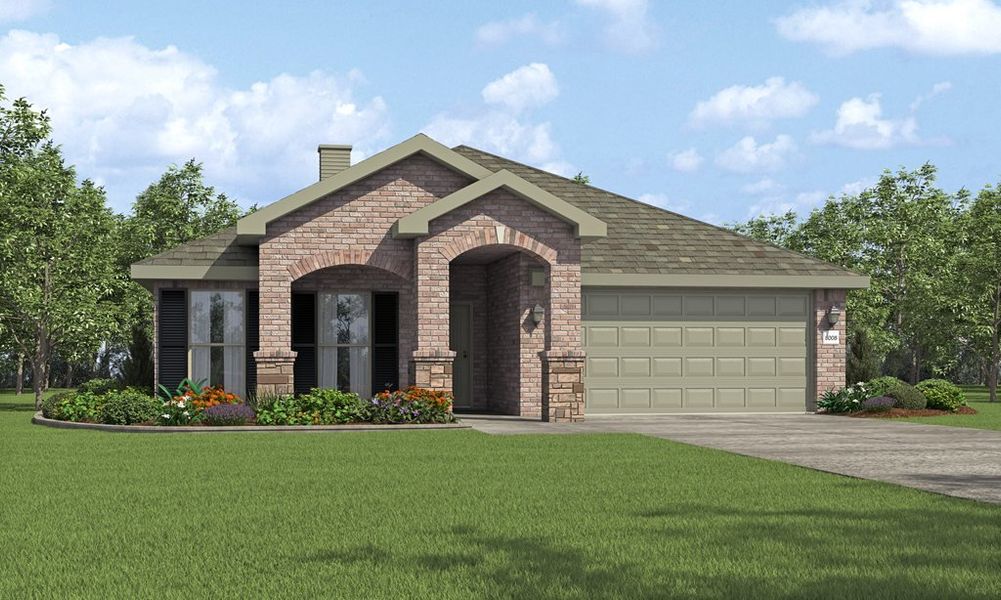 New construction Single-Family house The Mustang, 618 Pikes Place, Sherman, TX 75092 - photo