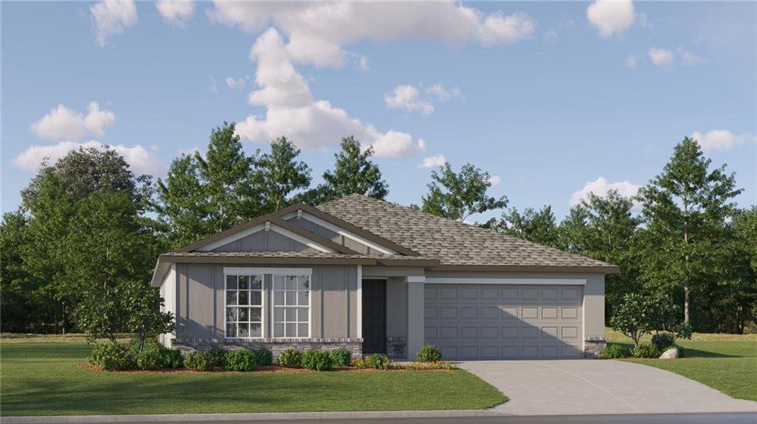 New construction Single-Family house 12632 Timber Moss Lane, Riverview, FL 33579 Dover- photo
