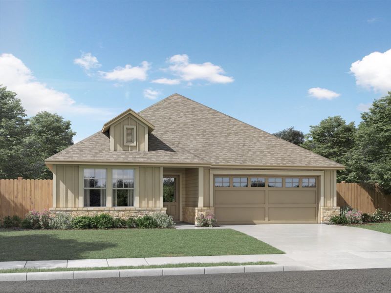New construction Single-Family house 908 Black Horse Way, San Antonio, TX 78260 The Preston (C403)- photo