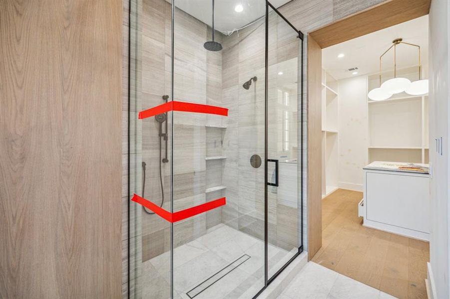 Walk-In Shower.