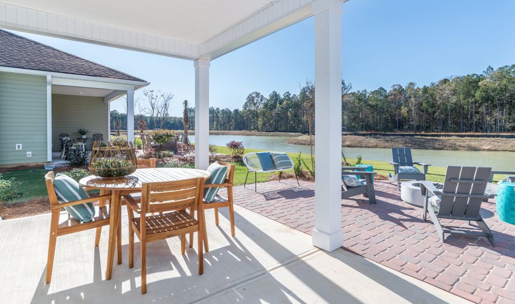 Covered patio