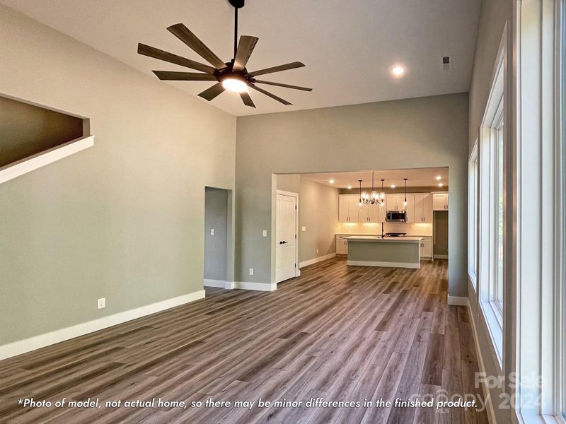 Great Room open to Kitchen