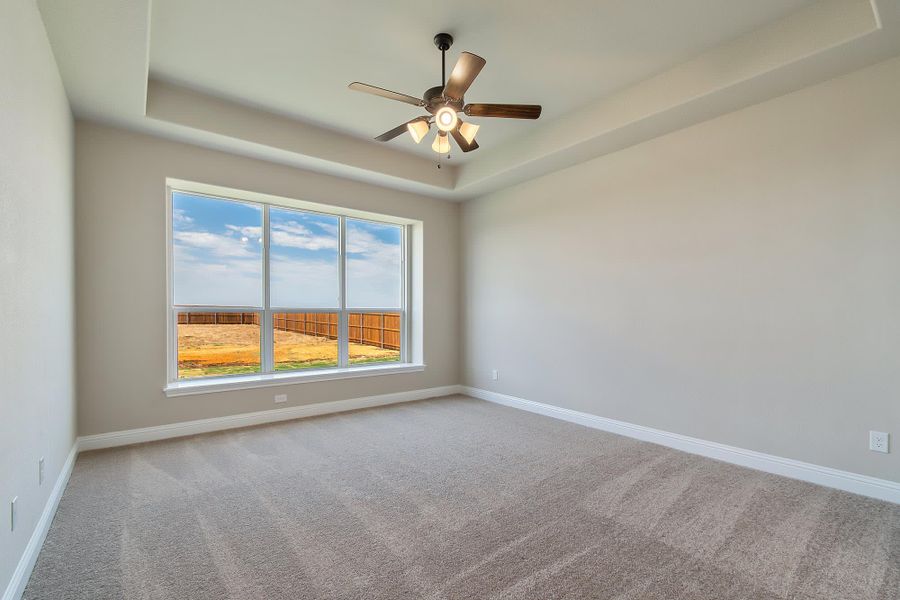 Primary Bedroom | Concept 2199 at Massey Meadows in Midlothian, TX by Landsea Homes