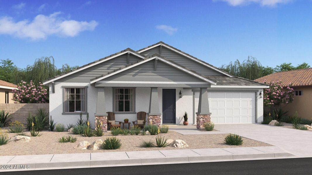 New construction Single-Family house 37608 W Padilla Street, Maricopa, AZ 85138 - photo