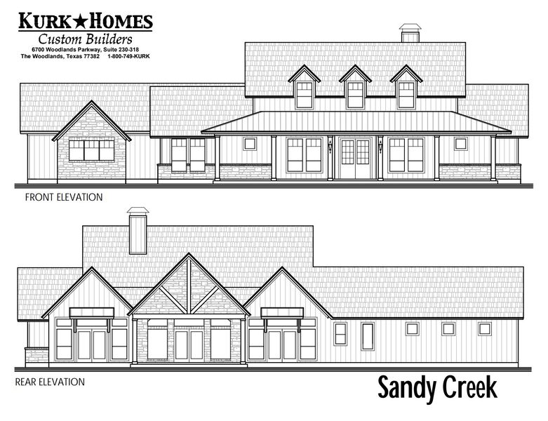 New construction Single-Family house The Sandy Creek, 1110 Vintage Way, Canyon Lake, TX 77356 - photo
