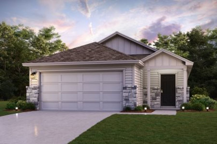 New construction Single-Family house Scottsdale - 1562, 9842 Chavaneaux Landing, San Antonio, TX 78221 - photo