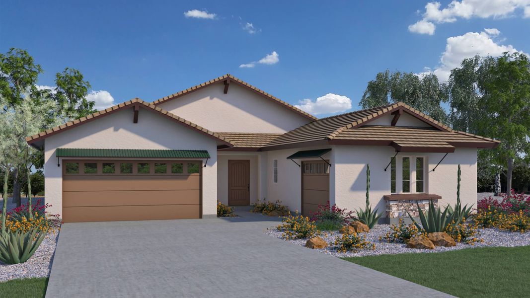 New construction Single-Family house Tranquil (Plan PV 2), 4211 East Via Dona Road, Cave Creek, AZ 85331 - photo