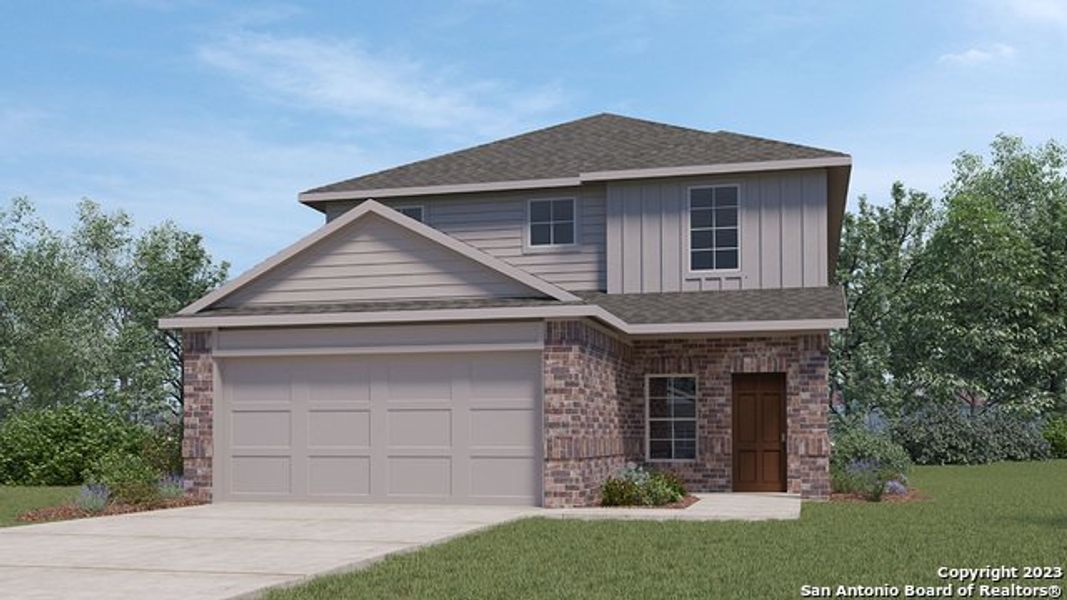 New construction Single-Family house 116 Honors St, Floresville, TX 78114 THE NICOLE- photo