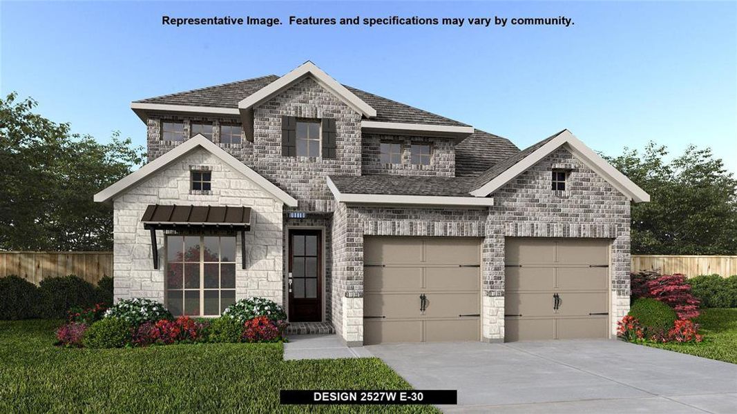 New construction Single-Family house Design 2527W, 108 Villoria Cove, Liberty Hill, TX 78642 - photo