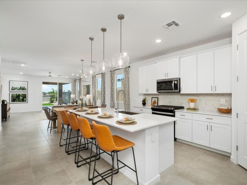 Kitchen in the Jubilee Floorplan at Silva Farms