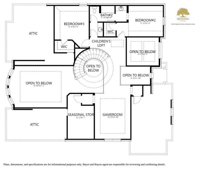 Artist Rendering of second floor plan.