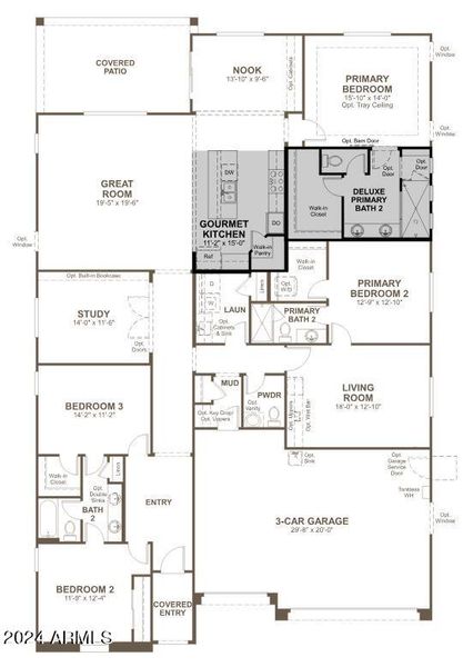 New construction Single-Family house 4833 W Stargazer Place, Laveen, AZ 85339 Darius- photo