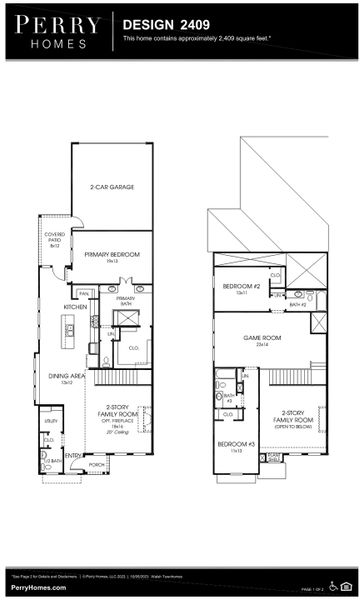 Floor Plan for 2409