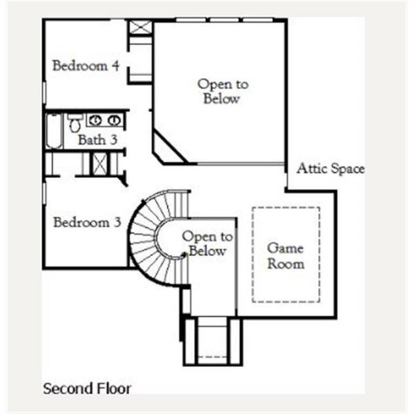 Ames Second Floor Plan