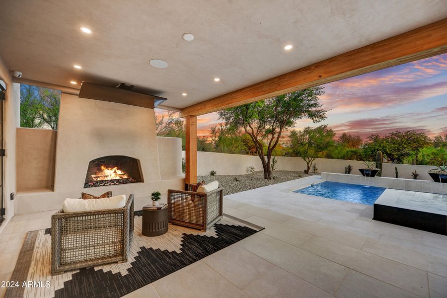 Patio Fireplace