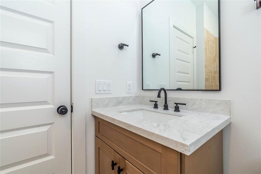 Secondary bathroom