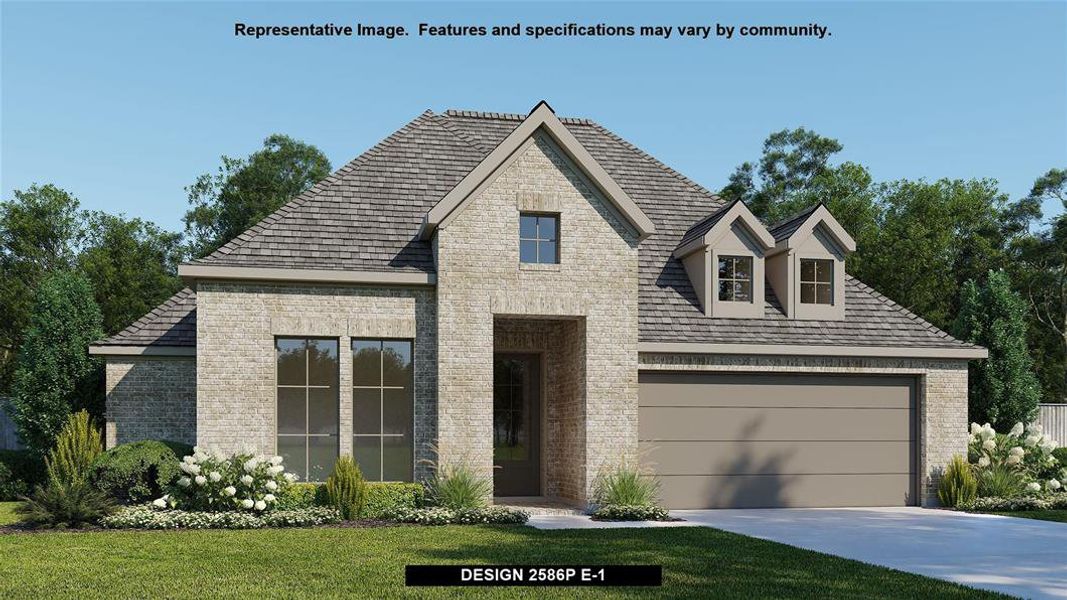 New construction Single-Family house 13257 Cedar Sage Trail, Fort Worth, TX 76008 Design 2586P- photo